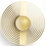 Бра в виде металлического диска Amadis Gold Wall Lamp варинант исполнения - 3 | Loft Concept в Екатеринбурге