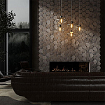 Гипсовая 3D панель с принтографией PM-47 варинант исполнения - 1 | Loft Concept в Екатеринбурге