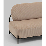 Диван Стоун велюр рельефный бежевый варинант исполнения - 2 | Loft Concept в Екатеринбурге