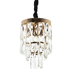 Подвесной светильник с прямоугольными хрустальными подвесками Lunet Crystal Rectangulars Pendant Light 2 варинант исполнения - 1 | Loft Concept в Екатеринбурге