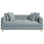 Дизайнерский Диван Lancaster Серо-голубое букле варинант исполнения - 3 | Loft Concept в Екатеринбурге
