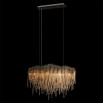 Люстра подвесная с металлическими цепочками и изогнутыми металлическими дугами 72 см Atlantis Chain варинант исполнения - 3 | Loft Concept в Екатеринбурге