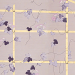 Обои ручная роспись Morning Glory Original colourway on shot slub silk варинант исполнения - 1 | Loft Concept в Екатеринбурге