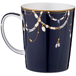Кружка из фарфора синяя с изображением лошади 400 мл Porcelain Horse Set варинант исполнения - 1 | Loft Concept в Екатеринбурге