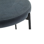 Стул металлический с мягкой спинкой и сиденьем из велюра Alfie Chair варинант исполнения - 7 | Loft Concept в Екатеринбурге