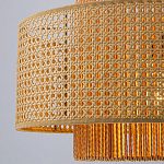Подвесной светильник с абажуром из плтеного бамбука Light Inside the Cell варинант исполнения - 4 | Loft Concept в Екатеринбурге