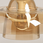 Подвесной светильник с двухъярусным плафоном цвета янтарь Honey Layer варинант исполнения - 8 | Loft Concept в Екатеринбурге