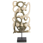 Маска ручной работы деревянная резная Mask Divorces варинант исполнения - 1 | Loft Concept в Екатеринбурге