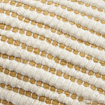 Чехол на подушку горчичного цвета с бахромой и объемным узором Ethnic mix варинант исполнения - 2 | Loft Concept в Екатеринбурге