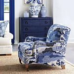 Ткань Blue landscape синий пейзах T3-89 варинант исполнения - 4 | Loft Concept в Екатеринбурге