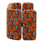 Акцентный Двухместный Диван Leela Оранжевый Орнамент варинант исполнения - 4 | Loft Concept в Екатеринбурге