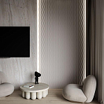 Гипсовая 3D Панель M-16 варинант исполнения - 1 | Loft Concept в Екатеринбурге