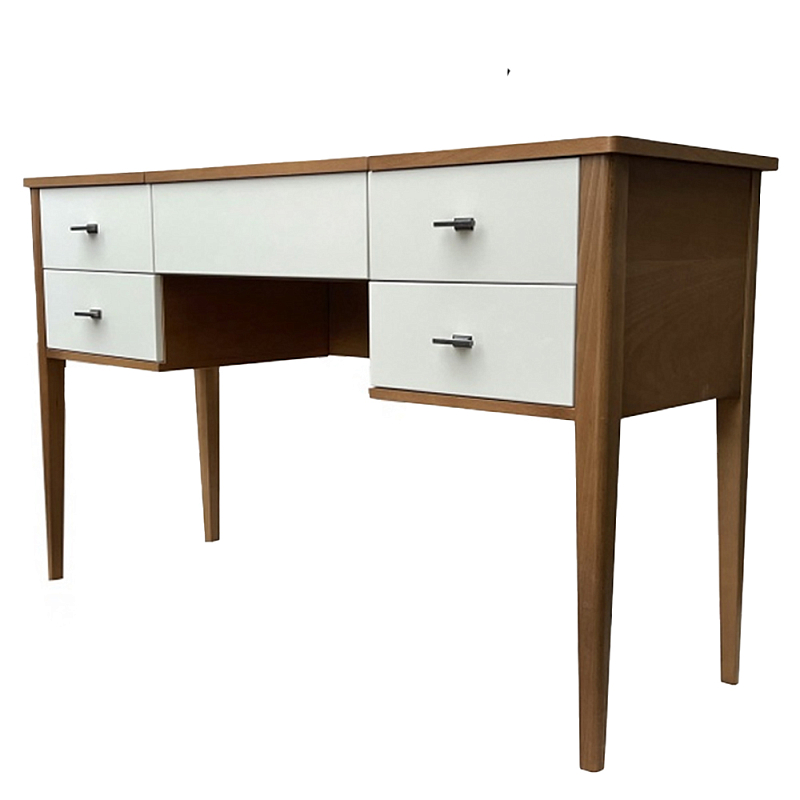 Стол письменный из массива бука Tasteful Furniture Table Коричневый Слоновая кость  в Екатеринбурге | Loft Concept 