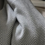 Плед из шерсти мериноса серого цвета 130×180 см Gray Waves варинант исполнения - 6 | Loft Concept в Екатеринбурге