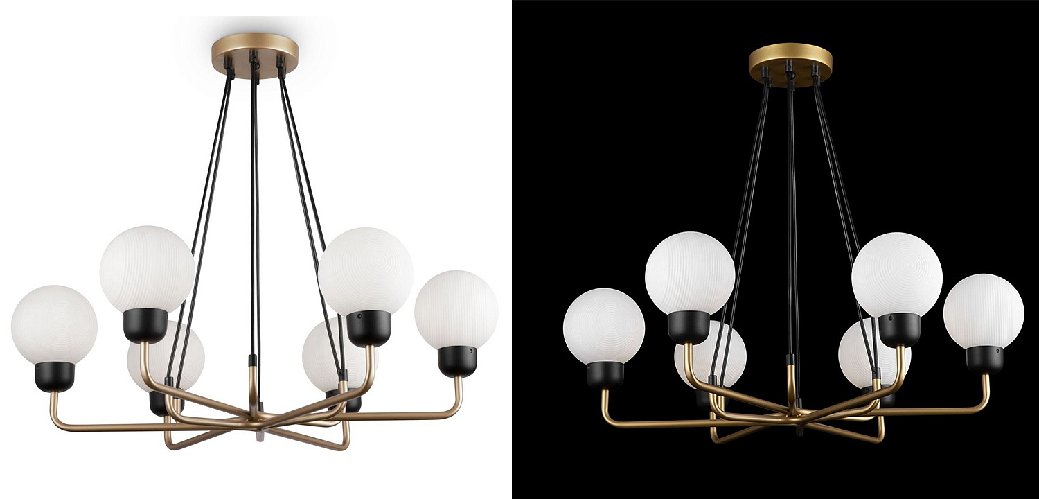 Люстра Andresa Chandelier 6 Balls Люстра Andresa Chandelier 6 Balls - Loft-Concept в Екатеринбурге