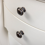 Белая тумба на фигурных ножках Shelby варинант исполнения - 4 | Loft Concept в Екатеринбурге