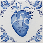 Плитка с узором Мое сердце варинант исполнения - 2 | Loft Concept в Екатеринбурге
