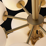 Люстра круглая со стеклянными сферами Maleficent варинант исполнения - 3 | Loft Concept в Екатеринбурге