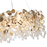 Люстра с декоративными подвесками из прозрачного стекла в форме монеток FAIRYTREE Light варинант исполнения - 11 | Loft Concept в Екатеринбурге