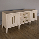 Буфет Primo с тремя ящиками и двумя фасадами Светлый дуб варинант исполнения - 2 | Loft Concept в Екатеринбурге