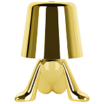 Настольная лампа фигурная цвета золото с гладким абажуром Высота 17 см Sophia варинант исполнения - 6 | Loft Concept в Екатеринбурге