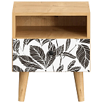 Прикроватная тумба с изображением на ящике Elise Nightstand варинант исполнения - 19 | Loft Concept в Екатеринбурге