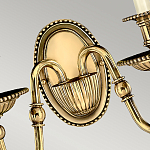 Бра с 2-мя бежевыми абажурами в классическом стиле Hinkley варинант исполнения - 5 | Loft Concept в Екатеринбурге