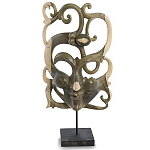 Маска ручной работы деревянная резная Mask Abstraction варинант исполнения - 1 | Loft Concept в Екатеринбурге