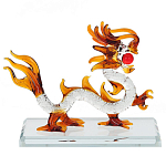 Декоративная стеклянная статуэтка Дракон Glass Dragon Statuette варинант исполнения - 3 | Loft Concept в Екатеринбурге