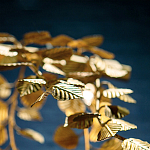 Люстра золотая с декором в виде веток эвкалипта Eucalyptus Branches варинант исполнения - 6 | Loft Concept в Екатеринбурге