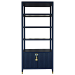 Стеллаж со стеклянными полками Elsa Dreams Blue варинант исполнения - 9 | Loft Concept в Екатеринбурге