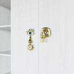 Большой шкаф с витриной Elsa Dreams White варинант исполнения - 4 | Loft Concept в Екатеринбурге