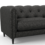 Мебельная ткань Шенилл темно-серый цвет 138 см T4-40 варинант исполнения - 4 | Loft Concept в Екатеринбурге