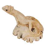 Статуэтка из дерева ящерица Animals of the World варинант исполнения - 4 | Loft Concept в Екатеринбурге