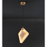 Подвесной светильник фигурный плафон Stone Polygon варинант исполнения - 1 | Loft Concept в Екатеринбурге