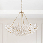 Люстра декорированная цветами из стекла Lightness of Flowers варинант исполнения - 2 | Loft Concept в Екатеринбурге