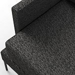 Мебельная ткань Шенилл темно-серый цвет 138 см T4-40 варинант исполнения - 3 | Loft Concept в Екатеринбурге