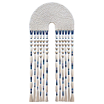 Настенное украшение из нитей Корона с кисточками Crown Wall Hanging варинант исполнения - 4 | Loft Concept в Екатеринбурге