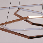 Люстра с 3-мя подвесами в виде шестиугольников Hexagon Horizontal варинант исполнения - 4 | Loft Concept в Екатеринбурге