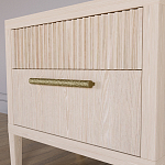 Прикроватная Тумбочка Primo с двумя ящиками Светлый дуб варинант исполнения - 4 | Loft Concept в Екатеринбурге