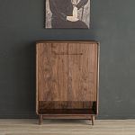 Комод в прихожую для хранения обуви Moon Walnut Furniture варинант исполнения - 1 | Loft Concept в Екатеринбурге