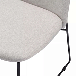 Стул мягкий светло-серый Chair Gray Runners варинант исполнения - 7 | Loft Concept в Екатеринбурге