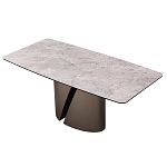 Стол обеденный керамический серый Servorios варинант исполнения - 3 | Loft Concept в Екатеринбурге