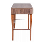 Стол письменный из массива бука с 2-мя ящиками бежевый Wenge Light варинант исполнения - 2 | Loft Concept в Екатеринбурге