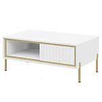 Стол журнальный белый глянцевый Antique Order варинант исполнения - 1 | Loft Concept в Екатеринбурге