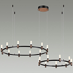 Люстра подвесная с цилиндрическими плафонами на двух круглых подвесах  Arnaut Light варинант исполнения - 3 | Loft Concept в Екатеринбурге