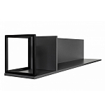 Полка навесная открытая цвета графит Strict Lines  варинант исполнения - 6 | Loft Concept в Екатеринбурге