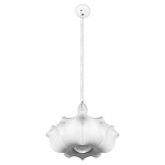 Подвесной светильник с белым фигурным абажуром и мягкими волнистыми краями Cloud Motion  варинант исполнения - 2 | Loft Concept в Екатеринбурге