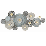 Панно настенное Blank Sheet Gray Flower варинант исполнения - 1 | Loft Concept в Екатеринбурге