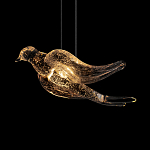 Подвесной светильник с прозрачной стеклянной птичкой Serip Voa варинант исполнения - 7 | Loft Concept в Екатеринбурге